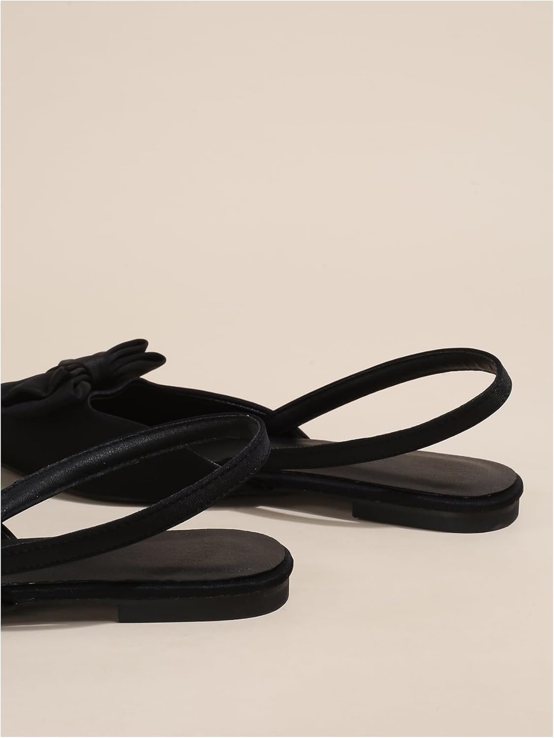 Verdusa Women's Bow Pointed Toe Flat Shoes Slingback Flats Dress Shoes - Image 5