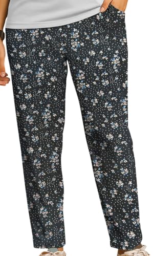 Image of TIRUPUR GUIDEFASHION Women's Cotton Printed Pyjama Black