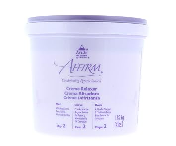 Avlon Affirm Conditioning Creme Unisex Relaxer, 4 Pounds