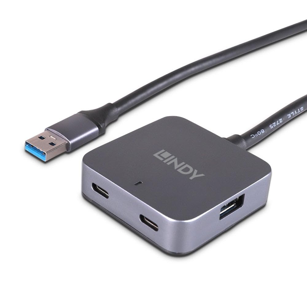 Lindy 5 m 4-portowy hub USB 3.0