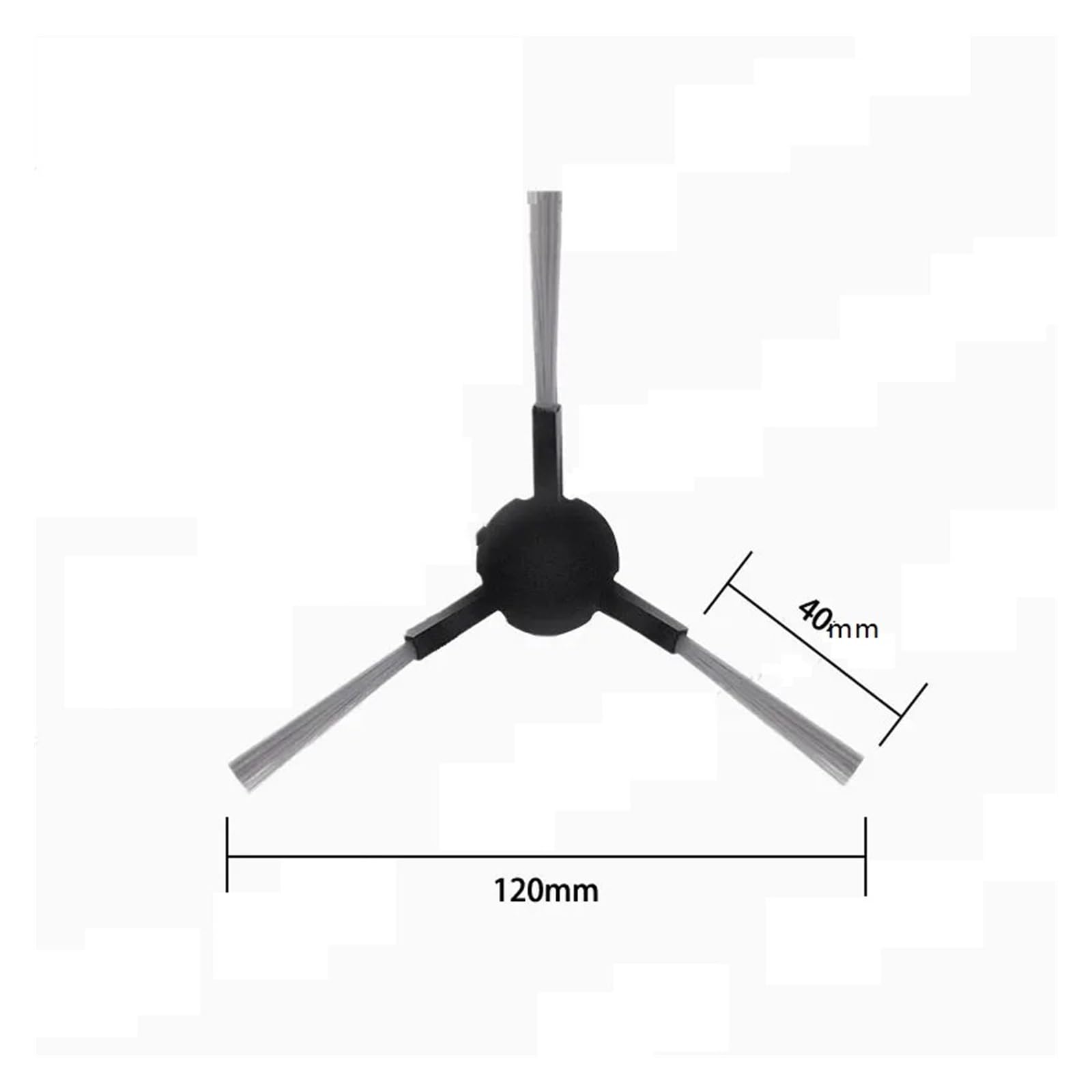 Kompatibel mit Dreame, L10s Ultra Gen2 / L30s Ultra Roboter-Staubsauger-Zubehör, Hauptseitenbürste, Mopptuch, Filter, Staubbeutel, Ersatzteile(4 Rubber Main Brushs)