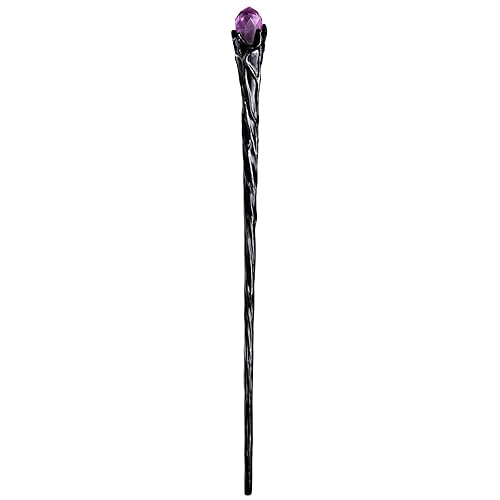 Veronese Design 14 Inch Amethyst Meteoric Spire Magic Wand Resin Collectible Wizard Prop