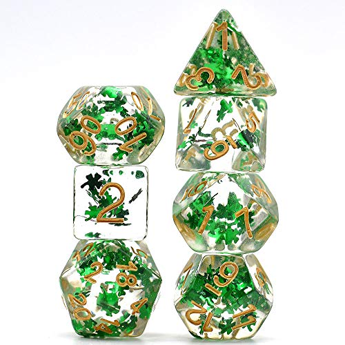 image for cusdie Polyhedral Dice Sets DND Four Seasons Dice for Dungeons and Dra