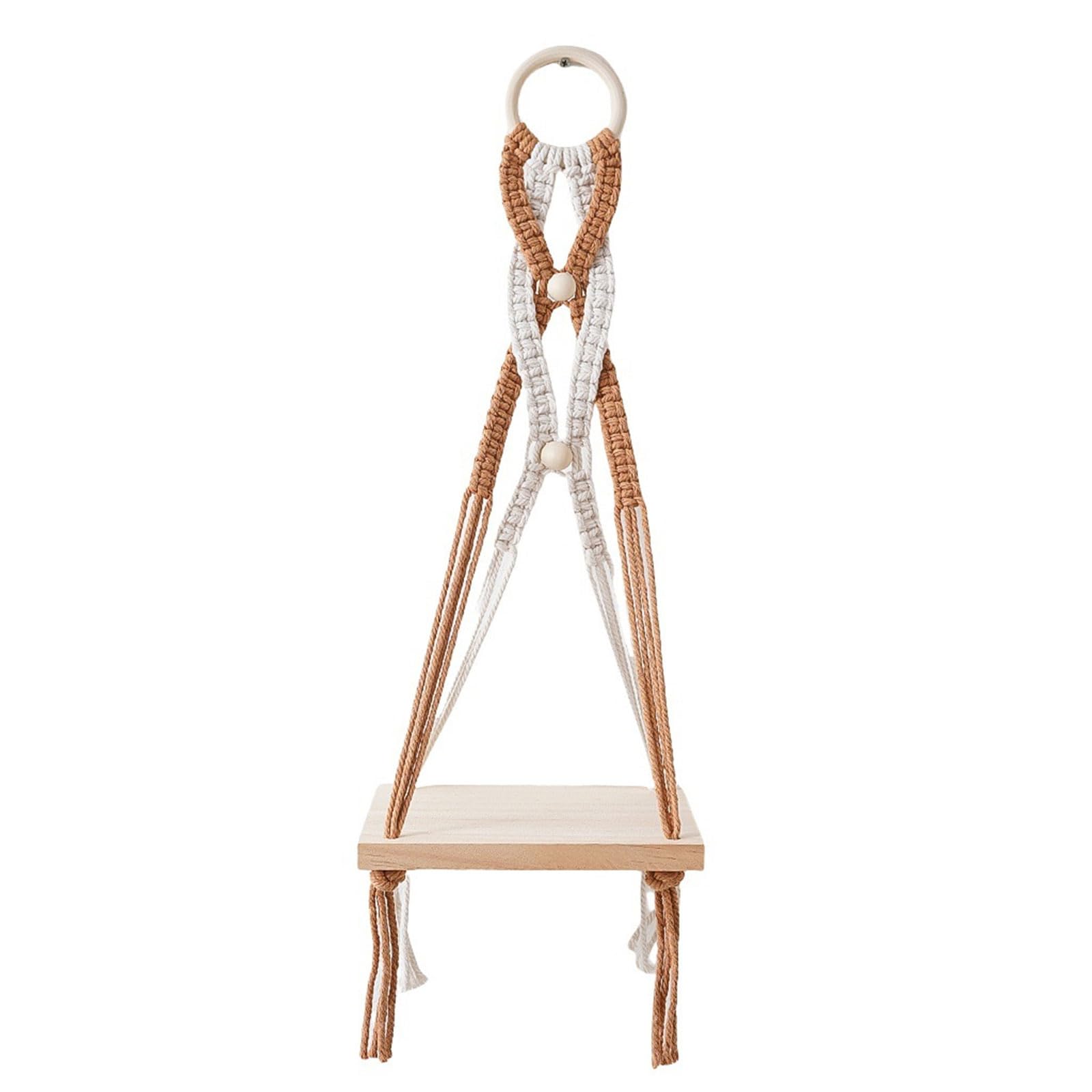 APGLSXY Multifunctional Cotton Plant Rack Sturdy Bohemia Shelf Elegant Storage Holder for Living Room and Bedroom Spaces Indoor Plant Hanger