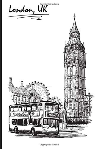 London BigBen Notebook Journal - Gift for British Culture Lovers - travel Diary journal Notebook lined pages - uk cities - british: gift for my ... wife women men father dad mother mom