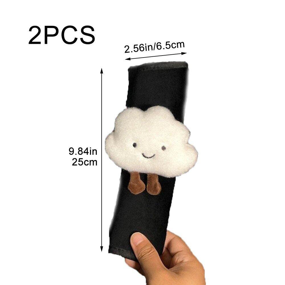 Autositzgurtabdeckung Mit Rose Print - Schulterpolster Aus Kunstleder