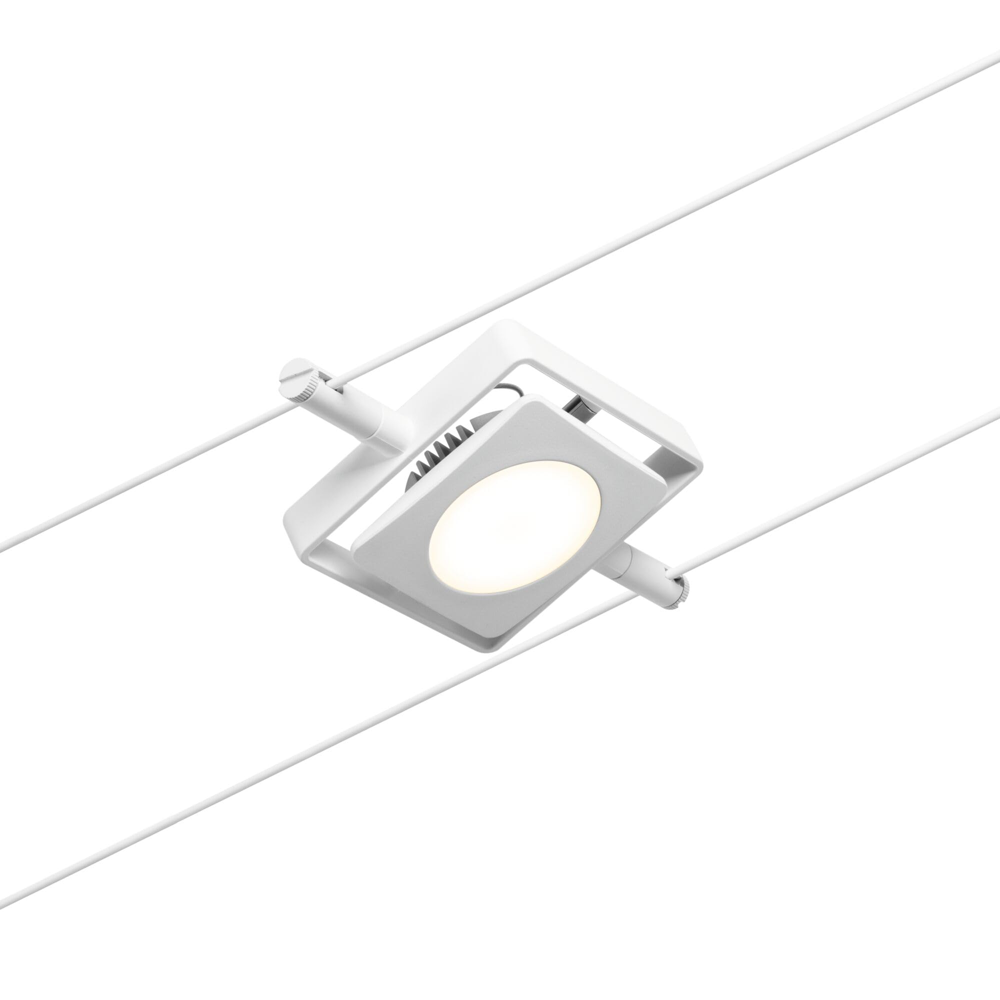 Paulmann 94422 Sistema de cables LED CorDuo set MacLED DC incl. 5x4,5 W ampliable blanco, cromo, cable metal 3000 K