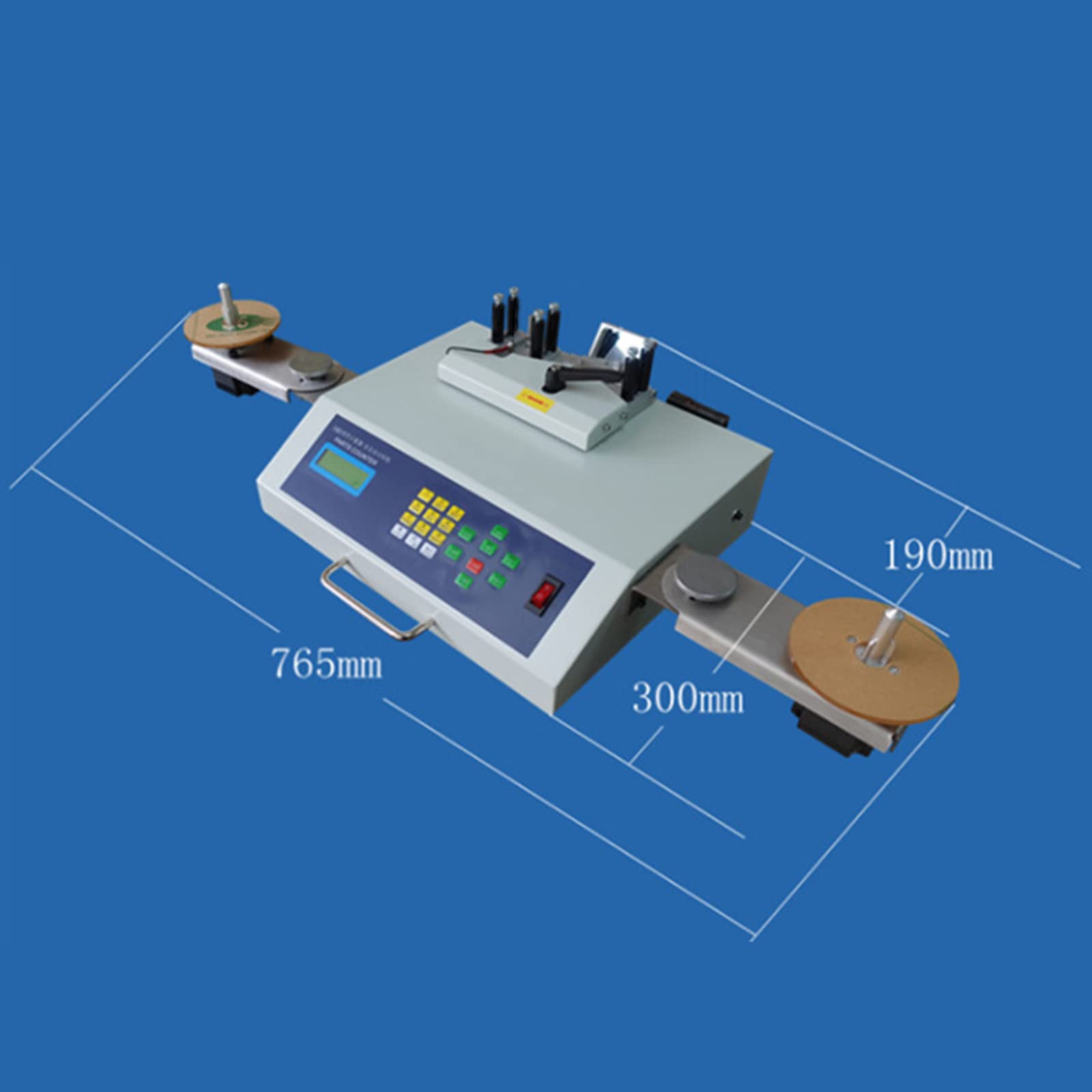 SMT/SMD Components Counter, Photoelectric Sensing with LCD Display, 25W Motor, Accurate Counting for Resistors, Capacitors, LEDs, ICS, and Chips
