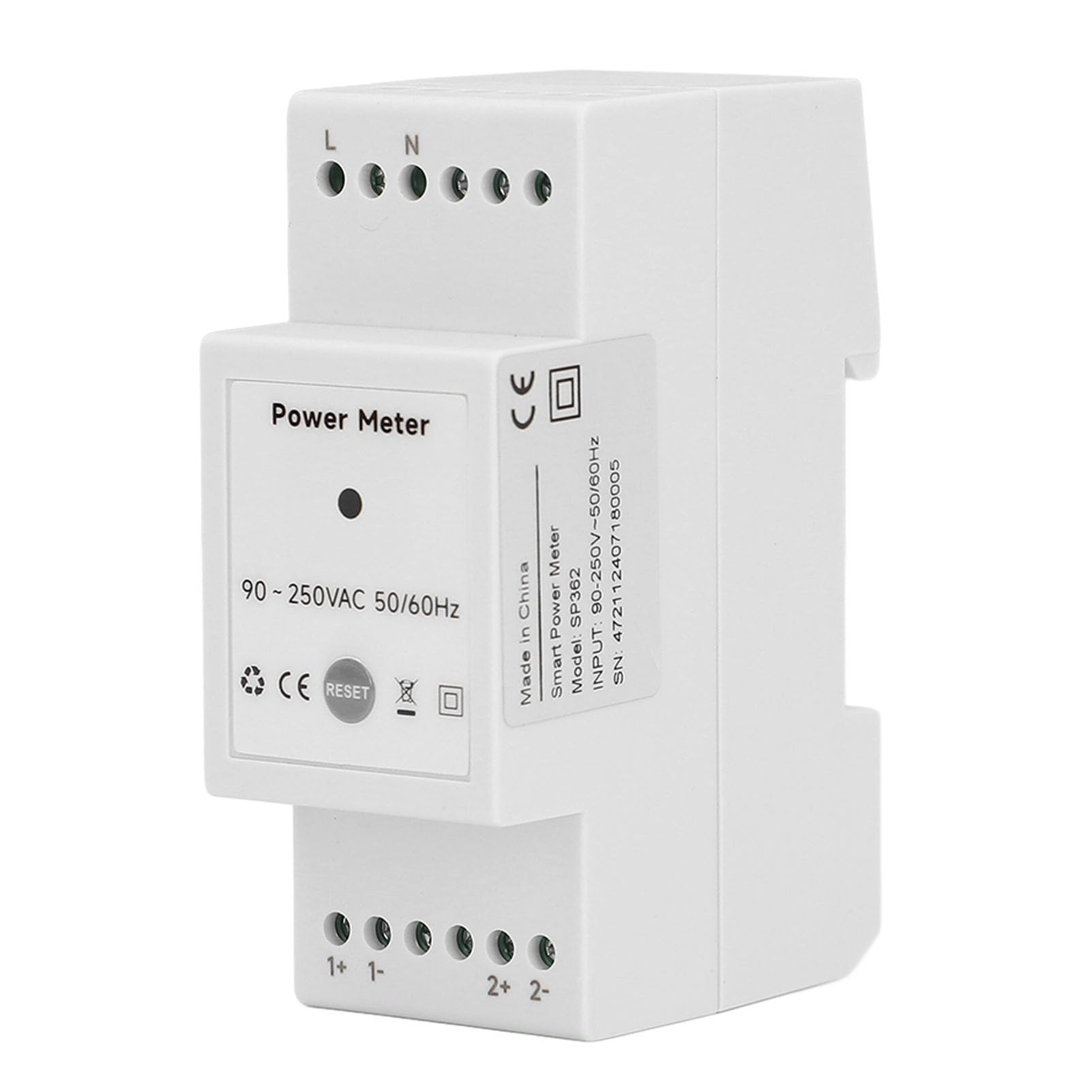 Electricity Meter, Bidirectional Energy Monitor Smart Meter 200A CT Clamp KWh Power Energy Meter Real Time Voltage Current Power, Power Meters