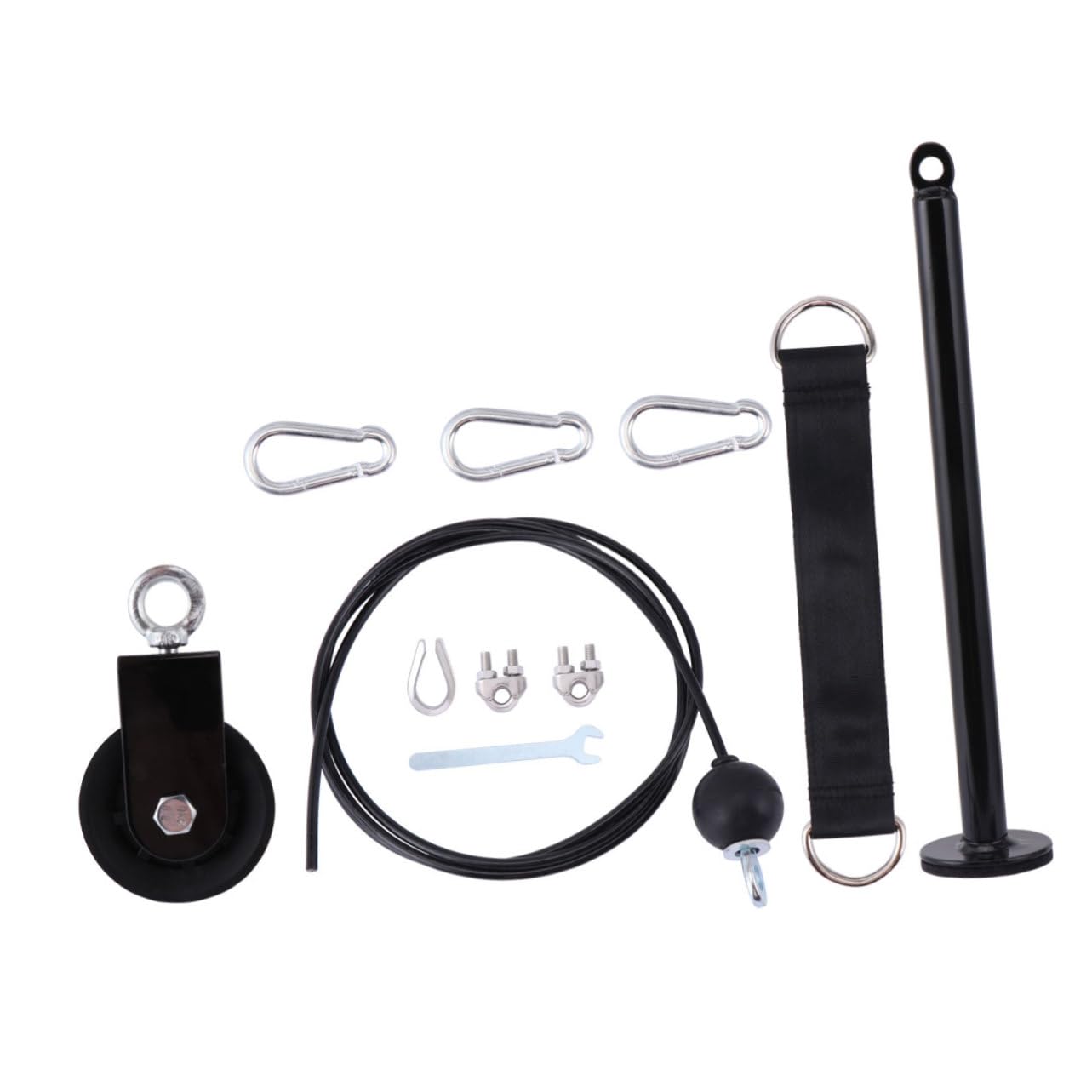 POPETPOP Metalowy Materiał Wysoka Pozycja Pull down Sprzęt Fitness Sprzęt Do Budowania Mięśni Łatwy W Instalacji Użyj Kabla Sprzęt Do Ćwiczeń Sprzęt Do Ćwiczeń Ramion