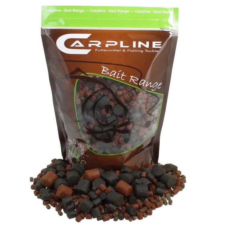 Halibut Pellet Mix - 10 Kg - 2-20 mm - Karpfenfutter zum Anfüttern & Angeln von Karpfen, Carp Baits, Futterpellets als Angelköder, Verschiedene Partikelgrößen