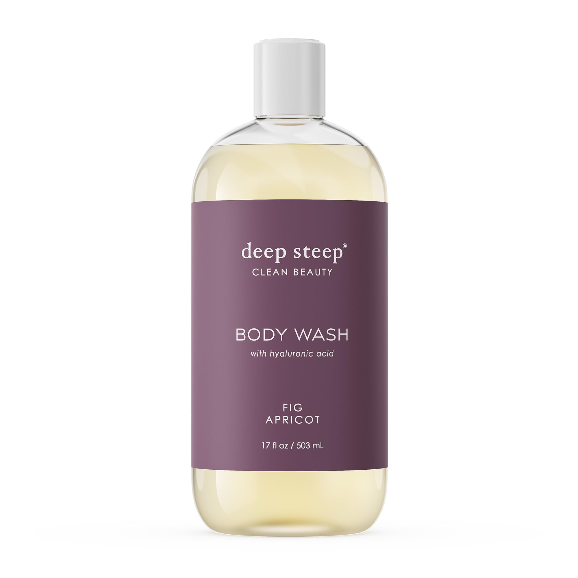 Deep Steep Argan Oil Body Wash, Fig Apricot, 17 Ounce