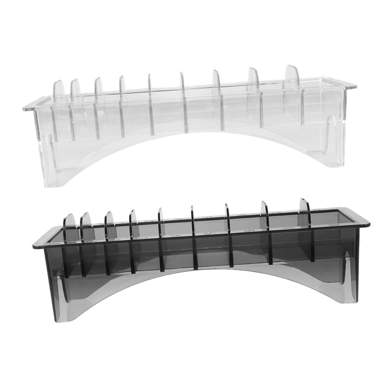 Didiseaon 2 Pcs Haircutter Caliper Stand Clipper Guard Holder Barber Supplies Box