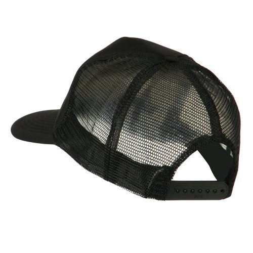 Foam Front Golf Style Mesh Back Cap - Black Osfm #TOP1