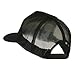 Foam Front Golf Style Mesh Back Cap - Black OSFM