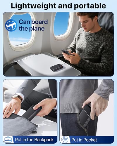 Portable Charger 20000mAh, 22.5W PD 3.0+QC 4.0 Super Fast Charging Power Bank, Cooler Aerospace Metal Case for iPhone 17 16 15 14, 13 Android, iPad, Samsung Google Tablet & More, Travel Essential image 4