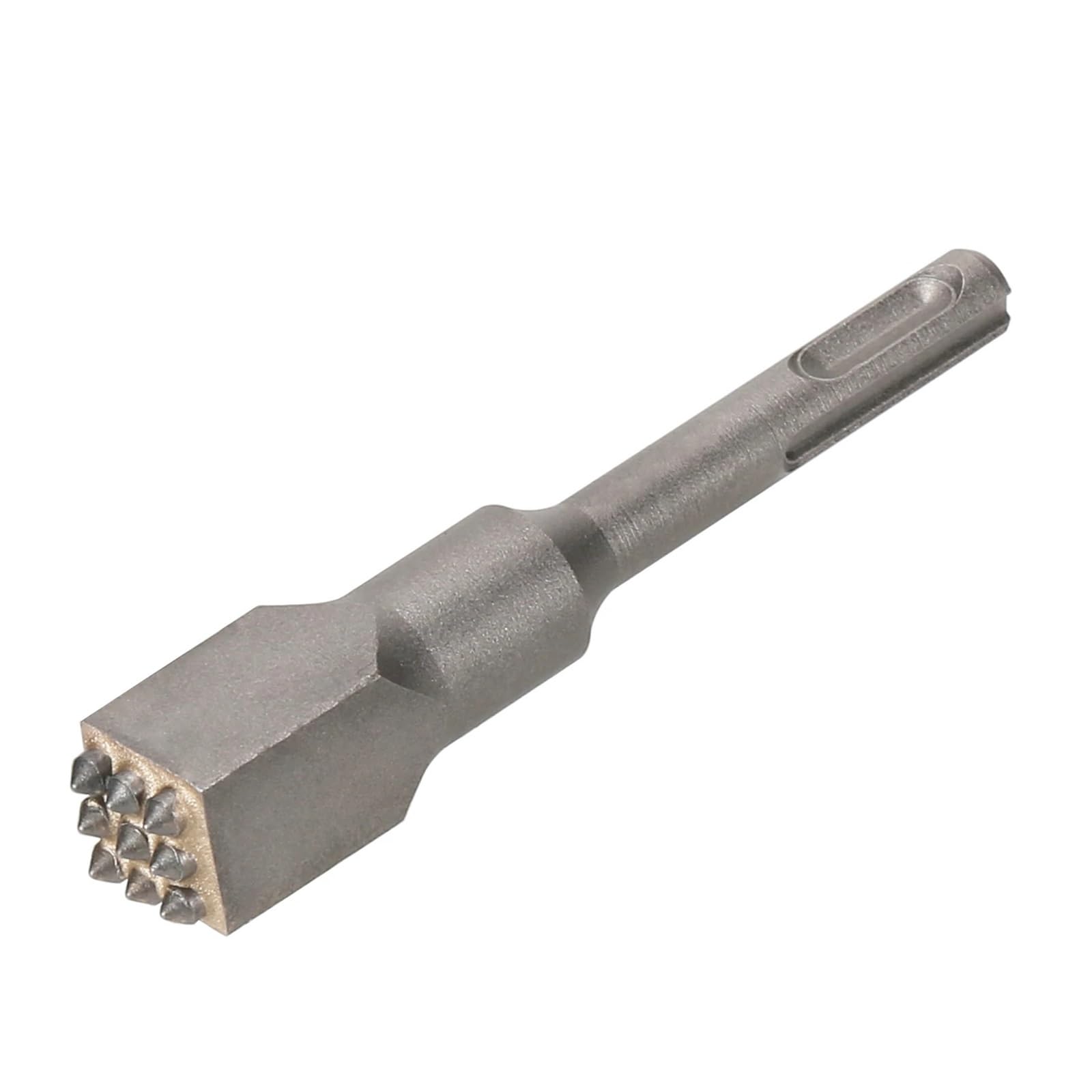 Brocas for Martillo abujardado con cincel de 9 Dientes y Punta de carburo de tungsteno con vástago SDS/Plusfor Cemento, hormigón, Piedra, mármol y Granito
