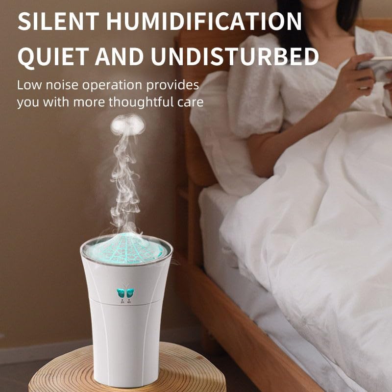 Image of Car Aromatherapy Diffuser 280ml Essential Oil Humidifier with 7-LED Color Lighting USB Portable Freshener Aromatherapy Diffuser for Car Room Office