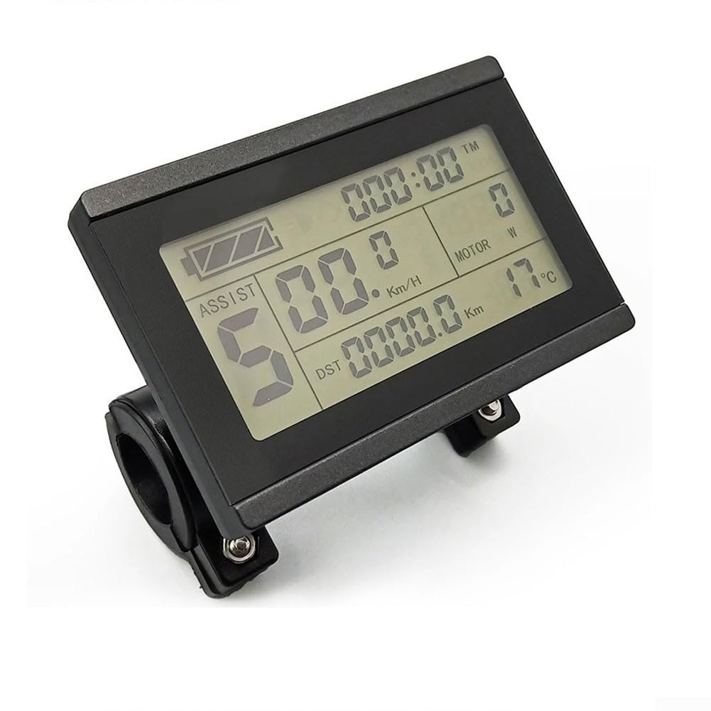 Bicicletta elettrica LCD Display Pannello Strumenti Per KT-LCD3 Compatibile 24V 36V 48V Include 5 Pin SM e Connettore USB per KT Controller