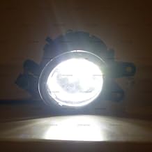 A pair of left and right front bumper LED fog lights suitable for Audi A4 B6 X-CAR 2001-2005-