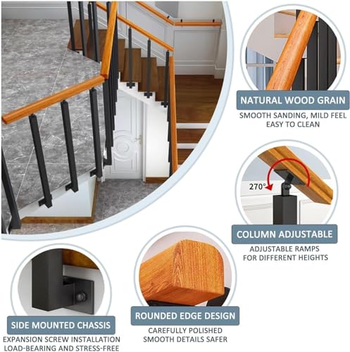 Rampe d'escalier extérieure de qualité supérieure hauteur 95cm