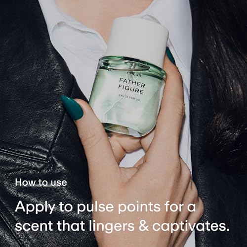 Image of PHLUR Father Figure Perfume for Women & Men, 50 mL | Fig & Vanilla Eau de Parfum, Fresh Green Fragrance with Waterlily, Cassis, Jasmine, Skin Musk & Sandalwood