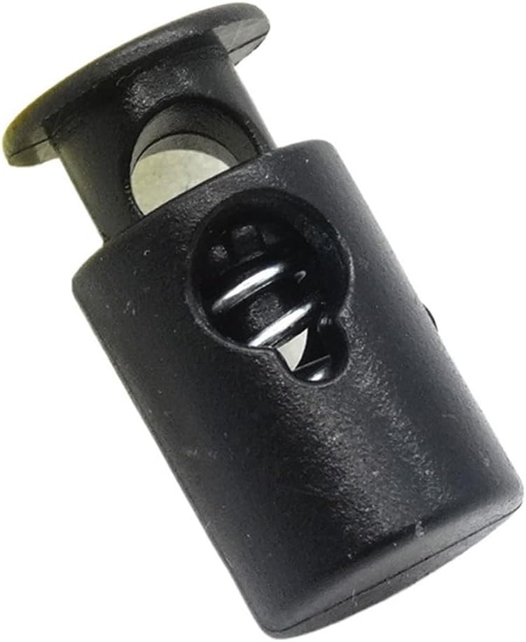 120Pcs Plastic Cord Lock Stoppers for Drawstring Bags, Garment & Shoe Laces