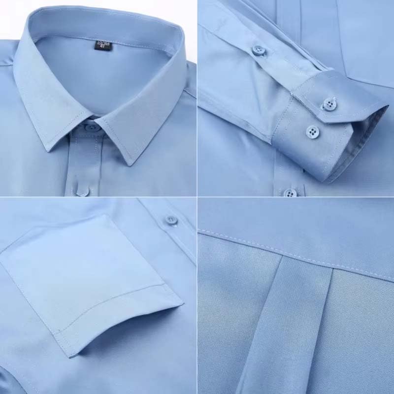 Camisa de vestir blanca para hombre de corte slim fit 6