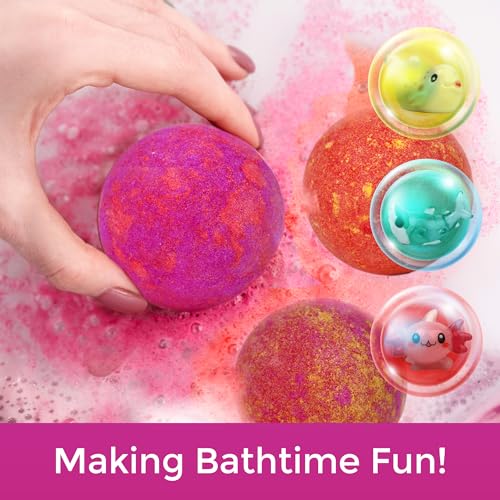WhiteBird Bath Bombs for Kids Bath Bombs with Surprise Inside Set of 6 Bath fizzers Surprise Bath Bombs for Kids - Image 6