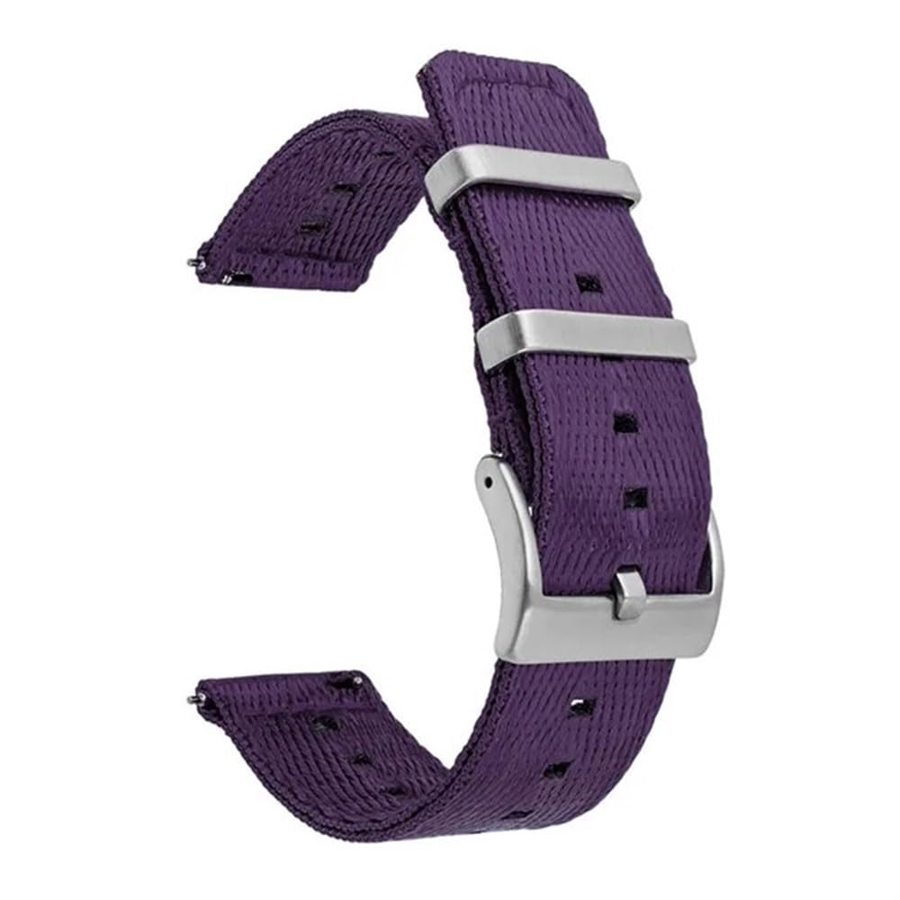 Cinturini regolabili in nylon elastico intrecciato 20mm 22mm 24mm cinturino a sgancio rapido fibbia in acciaio inossidabile uomo donna braccialetto di ricambio cinturino da polso in nylon intrecciato