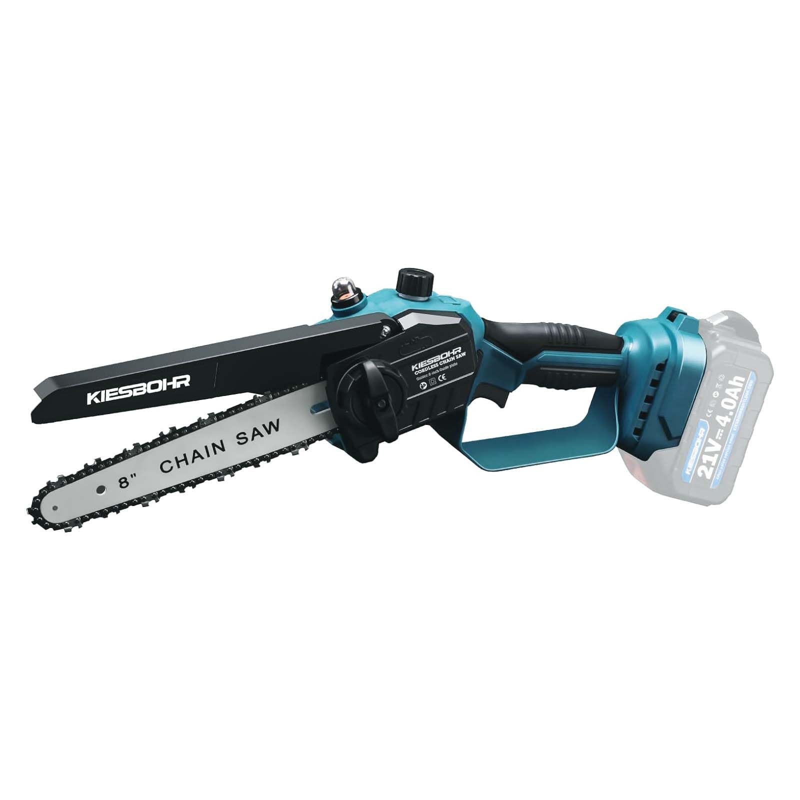 20cm Mini Akku Kettensäge Kompatibel mit Makita 18V(nicht G-Serie) | Werkzeuglose Kettenspannung, Integrierte Kettenschmierung, Bürstenloser Motor, ohne Akku und Kettenöl