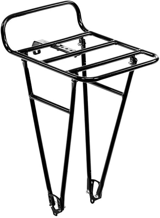Pelago Front Luggage Rack, Front Rack, Medium, Black or Polished, unisex_adult