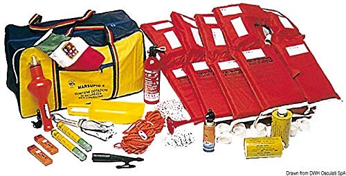 OSCULATI - Kit Marsupio 6 Persone Entro 3 miglia, Senza Razzi - 22.412.34 -