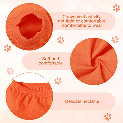 8 Pieces Dog Shirts Pet Puppy Blank Clothes Summer Soft Dog T-Shirt Breathable Dog Plain Shirts Puppy Clothes Outfit For Most Dogs Cats Puppy Pet (S) #TOP3