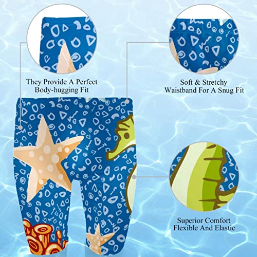 Bañador multicolor de secado rápido con estampado original de caballito de mar L 2