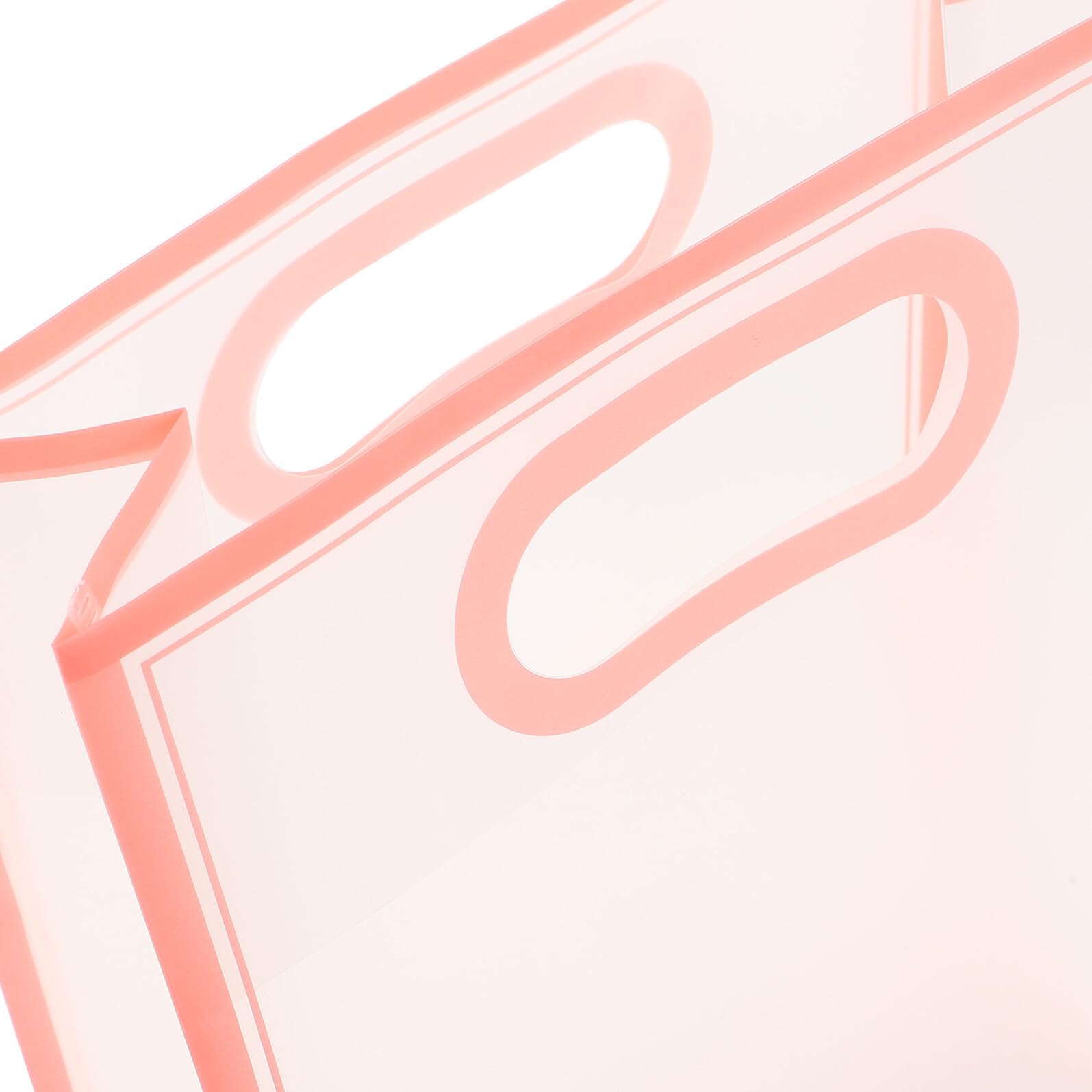 Bolsas de Obsequio Transparentes Rosas Plegables 15piezas Poliéster