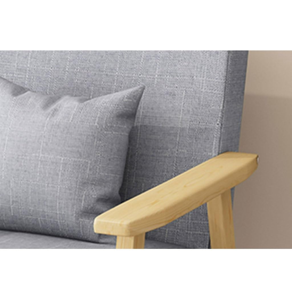 Kleine Couch, Stoffsofa, Wohnzimmer, Einzelstuhl, Doppelstuhl, kleine Wohnung, Schlafzimmer, Büro, einfacher Balkon, Freizeitstuhl, kleine Sofas für kleine Räume (A)