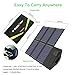 X-DRAGON 40W Monocrystalline Foldable Solar Panel Portable Charger (5V USB with Solar IQ + 18V DC) Waterproof Solar Panel for Laptop, Tablet, Cellphone, Laptops, Camping, Hiking, Travel (18V 40W)