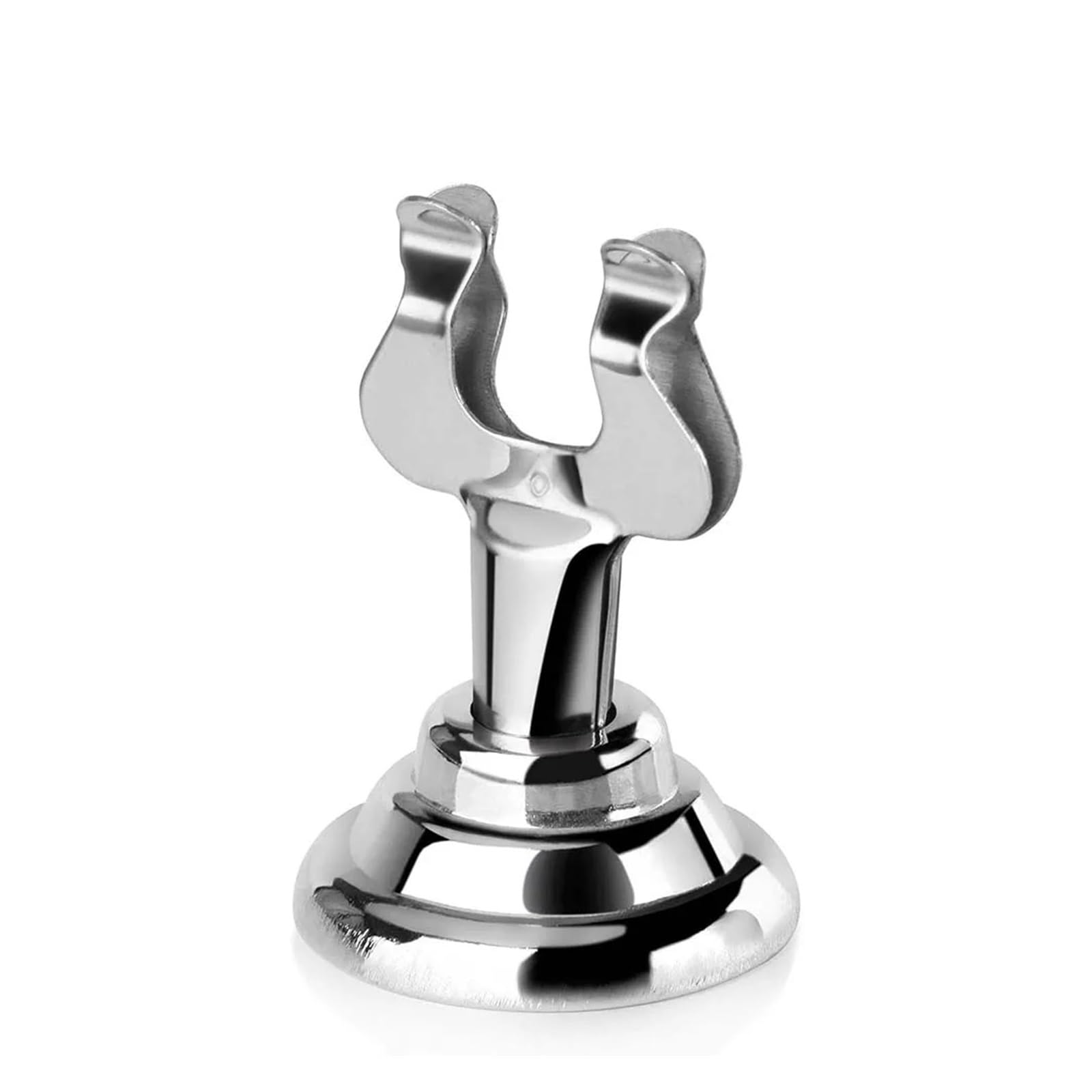 Tischkartenhalter 1,5/3,2 Zoll Silber Triton Harfenclip-Stil, Tischkarten-/Tischnummernhalter(Silver 3.2inch,6PCS)
