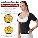 Vuirrm Sauna Shirt for Women Short Sleeve, Workout Tank Tops for Women, Heat Trapping Sweat Sauna Vest for Women with Zipper, L/XL,Blue