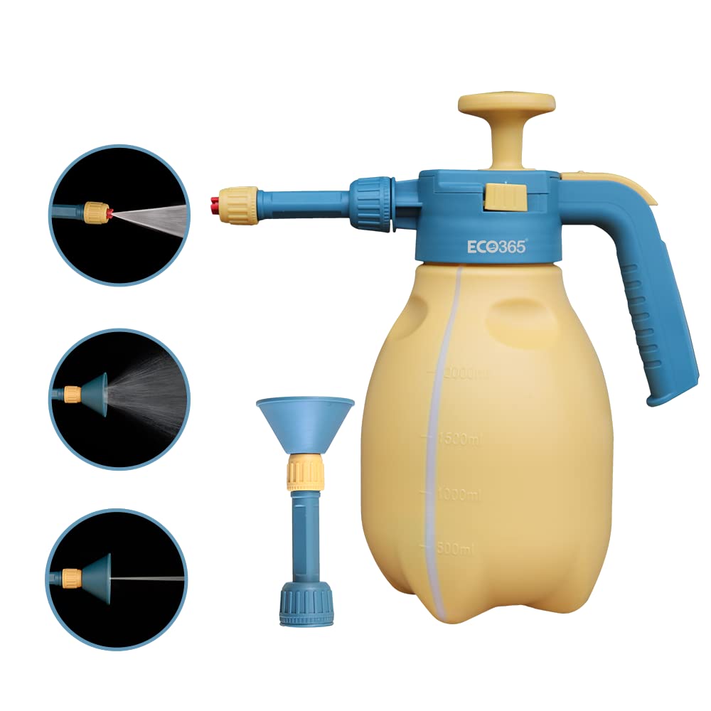 ECO365 Heavy Duty 3 in 1 Pressure Sprayer with Foam, Mist & Jet Flow (Pack of 1) | Ergonomic Handle with Rotatable Nozzle & Pressure Release Switch | Suitable for Gardening, Watering & Cleaning (B0BW5NTDZ6) Amazon Price History, Amazon Price Tracker