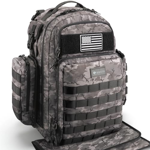 Dinictis Dad Diaper Bag, Mens Diaper Bag Backpack with Diaper Changing Mat, Military Diaper Backpack...