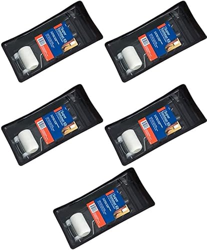 Wooster Threaded End 3/8 in. x 4 in. W For All Surfaces Trim Trim Roller Kit 3 pk