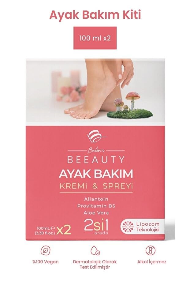 Balen's Beeauty Ayak Bakım Kremi - Spreyi (Mantar Kremi)
