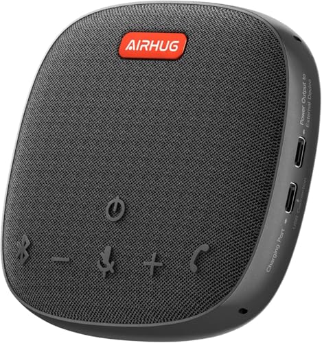 Microphone de conférence de table AIRHUG USB-C parfait pour le télétravail