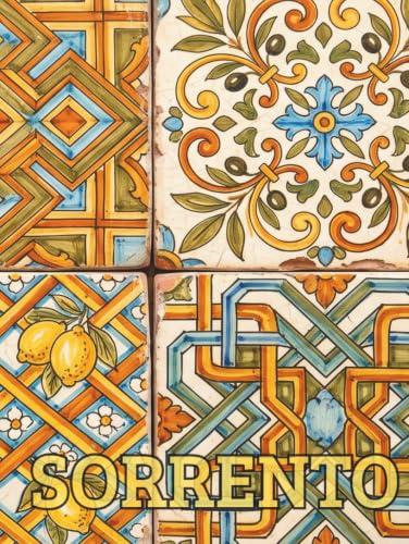 Sorrento: Oversized Decorative Book for Coffee Tables, Kitchen Shelves and Home Staging | Italian Citrus Garden Tile Art Cover | Stack Deco Books to ... (Mediterranean decorative book collection) image 2