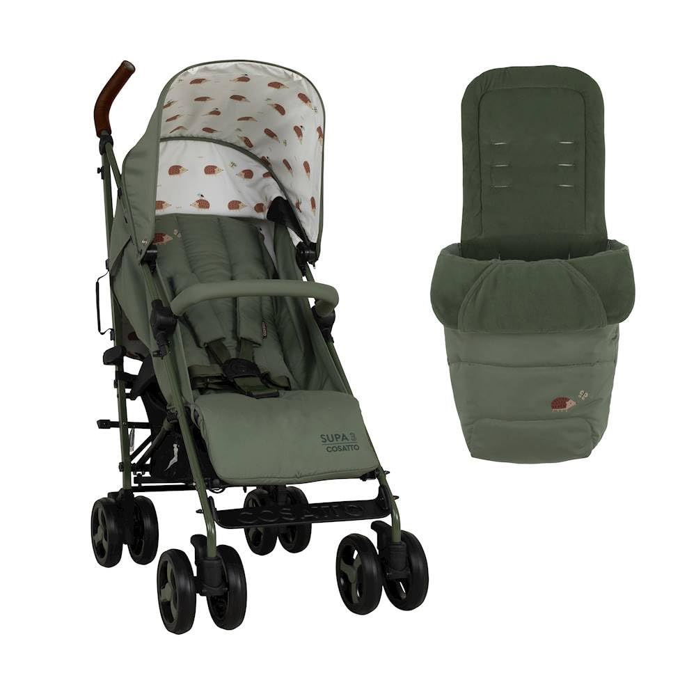 Cosatto Supa 3 Stroller With Footmuff (0-25Kg) - Hoglet