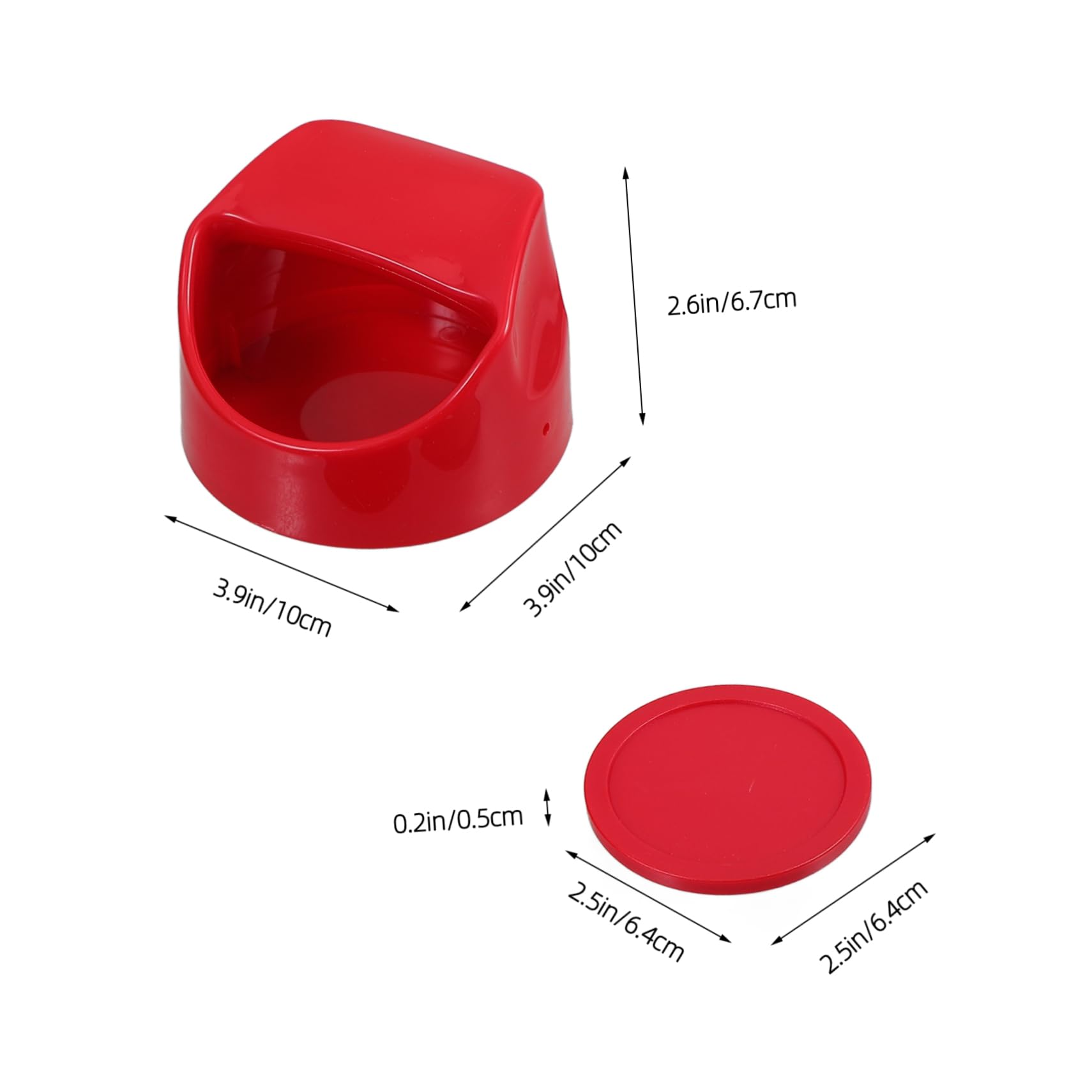 WHAMVOX Table Hockey Pushers Set Hockey Pucks Paddles Replacement for Ice Hockey Table