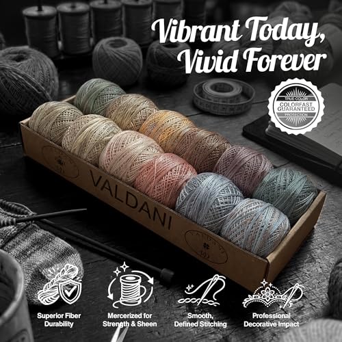 Image of Valdani Pearl Cotton Sz 8 | Muddy Monet | 74 Yds /Ball