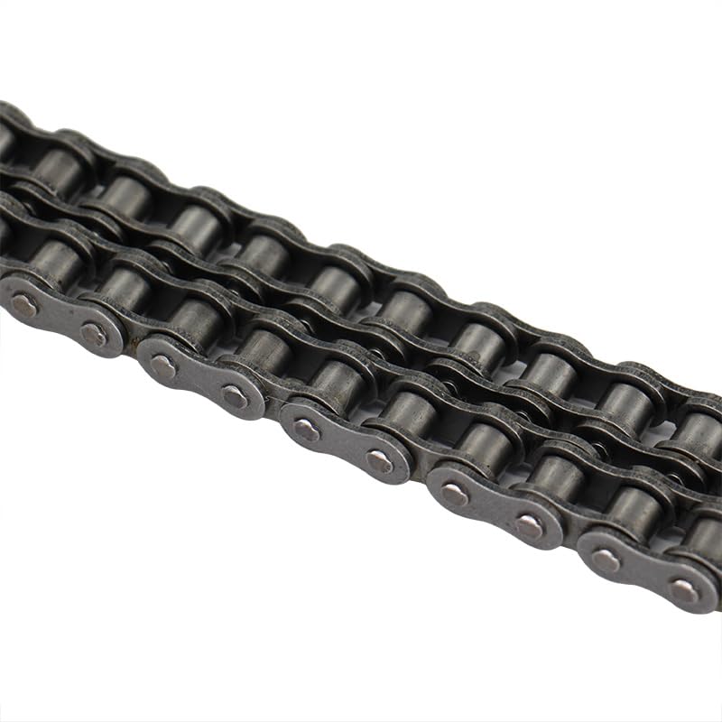 Generic 1.5 Meter Pitch 9.525mm Industrial Steel Single Row Drive Transmission Roller Chain 06C MINGPING, Red